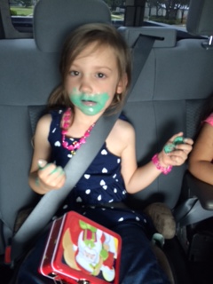 #mycurrentsituation Her Daddy is about to have a heart attack in his new truck!