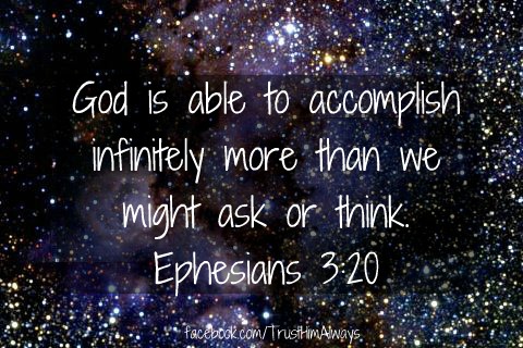 Ephesians 3 v 20