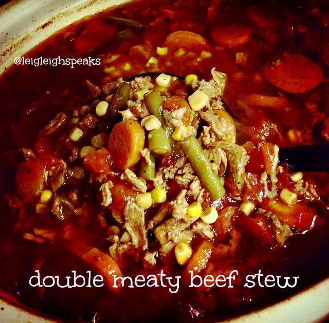 double meaty beef stew
