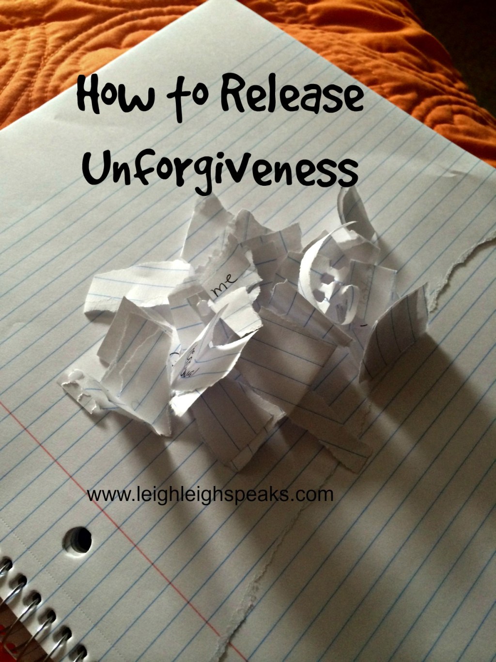 Secret way to Release&nbsp;Unforgiveness