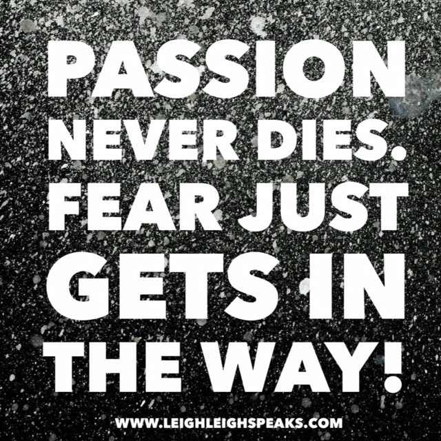 Get out of the way fear